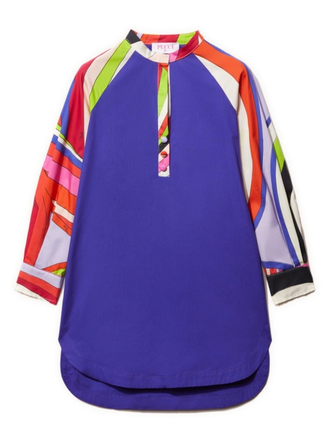 PUCCI Junior платье из хлопка с иридовым принтом, фиолетовый
PUCCI Junior платье из хлопка с иридовым принтом, фиолетовый