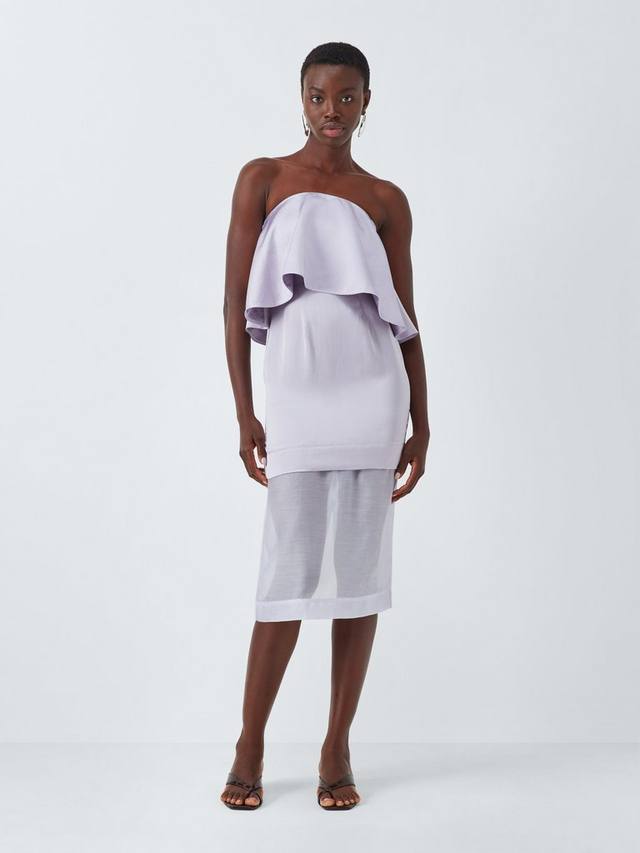 Платье миди из льняной смеси Tencel с топом-бандо John Lewis, Lilac
Платье миди из льняной смеси Tencel с топом-бандо John Lewis, Lilac