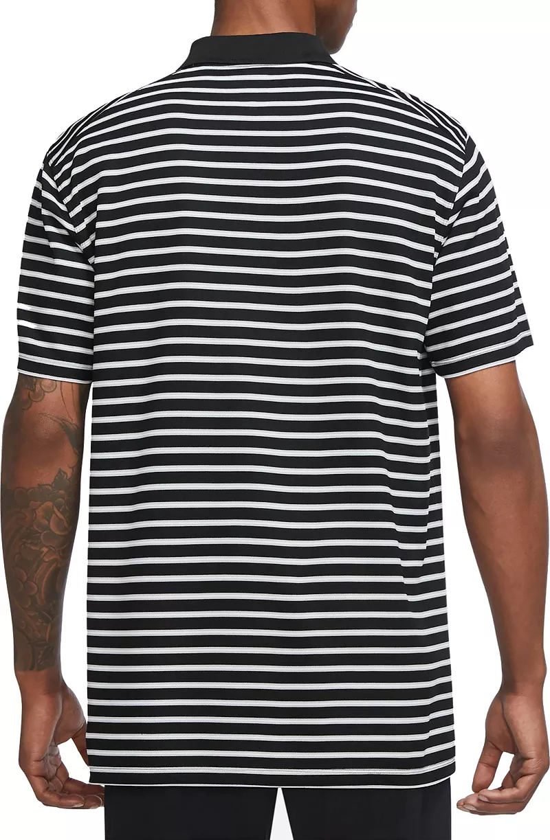 Мужская рубашка-поло для гольфа в полоску Nike Dri-FIT Victory, черный/белый
Мужская рубашка-поло для гольфа в полоску Nike Dri-FIT Victory, черный/белый