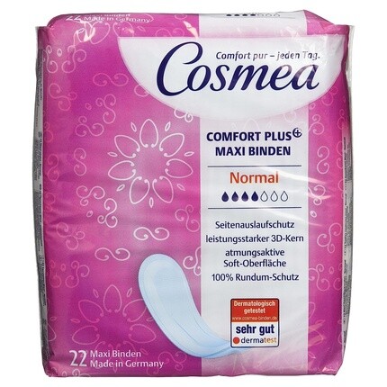 Прокладки Cosmea Comfort Plus Maxi, нормальные
Прокладки Cosmea Comfort Plus Maxi, нормальные