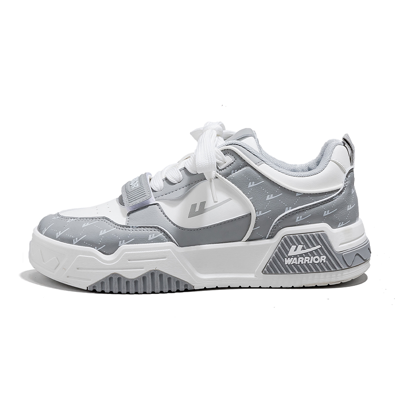 WARRIOR Низкие мужские кроссовки для скейтбординга, белые, серые
WARRIOR Низкие мужские кроссовки для скейтбординга, белые, серые