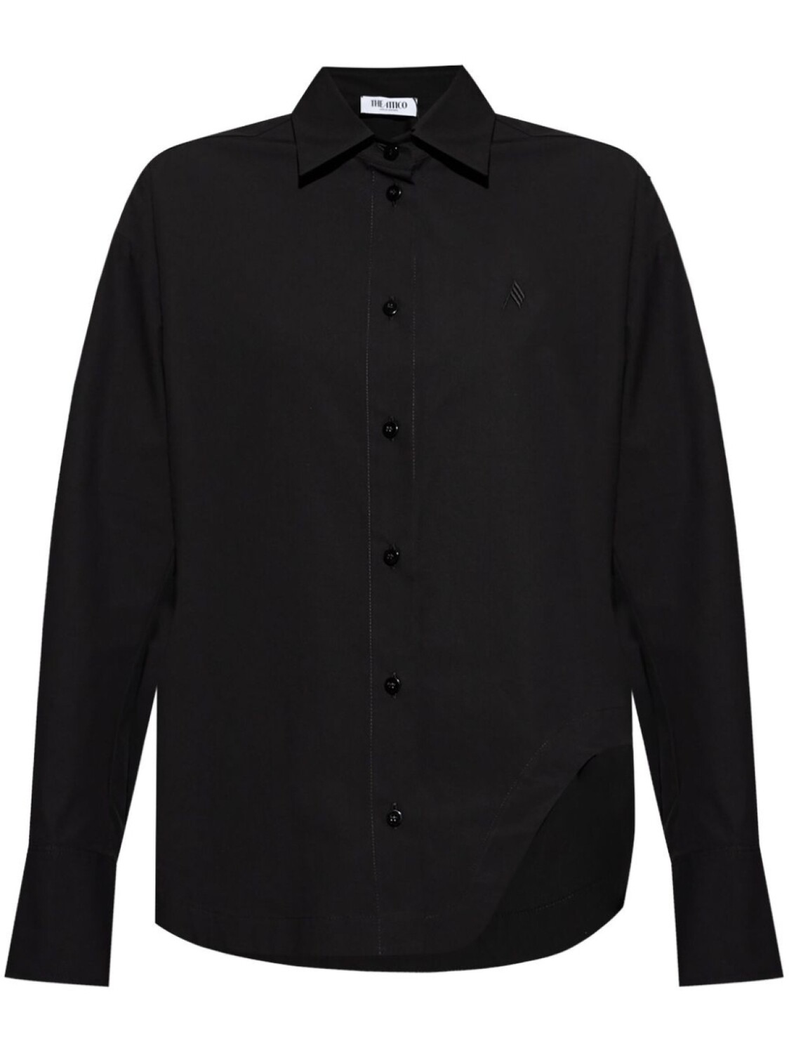 Вышитая рубашка The Attico, черный
Вышитая рубашка The Attico, черный