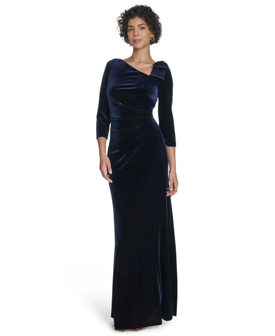 Женское бархатное платье с рукавами до локтя и асимметричным вырезом Jessica Howard, Navy
Женское бархатное платье с рукавами до локтя и асимметричным вырезом Jessica Howard, Navy