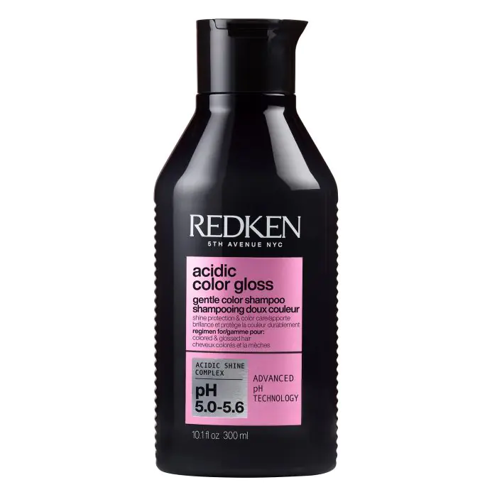 Шампунь acidic color gloss champú sin sulfatos para cabello coloreado Redken, объем 300 мл
Шампунь acidic color gloss champú sin sulfatos para cabello coloreado Redken, объем 300 мл