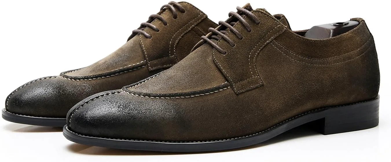 Santimon Men's Oxfords Brown Dress Shoes for Men Formal Fashion Business Casual Derby Brogues Wedding Leather Shoes, коричневый
Santimon Men's Oxfords Brown Dress Shoes for Men Formal Fashion Business Casual Derby Brogues Wedding Leather Shoes, коричневый