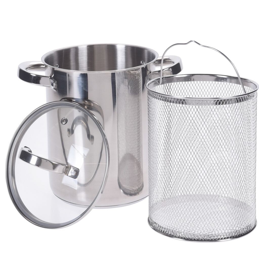 EH Excellent Houseware Многофункциональное сито для спаржи, Ø 16 x 21 см, нержавеющая сталь
EH Excellent Houseware Многофункциональное сито для спаржи, Ø 16 x 21 см, нержавеющая сталь