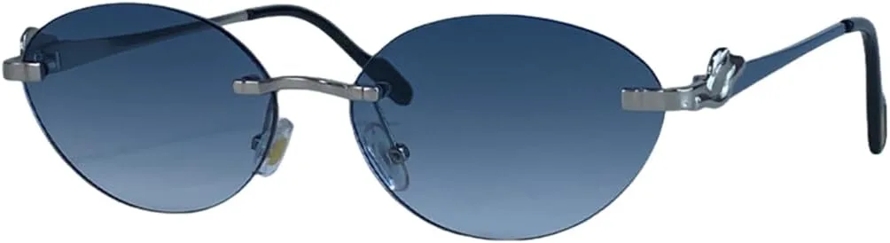 Овальные солнцезащитные очки в стиле стимпанк в маленькой оправе для женщин, роскошные, винтажные, с защитой от УФ-излучения UV400 TOIPASTN, C4silverblue
Овальные солнцезащитные очки в стиле стимпанк в маленькой оправе для женщин, роскошные, винтажные, с защитой от УФ-излучения UV400 TOIPASTN, C4silverblue