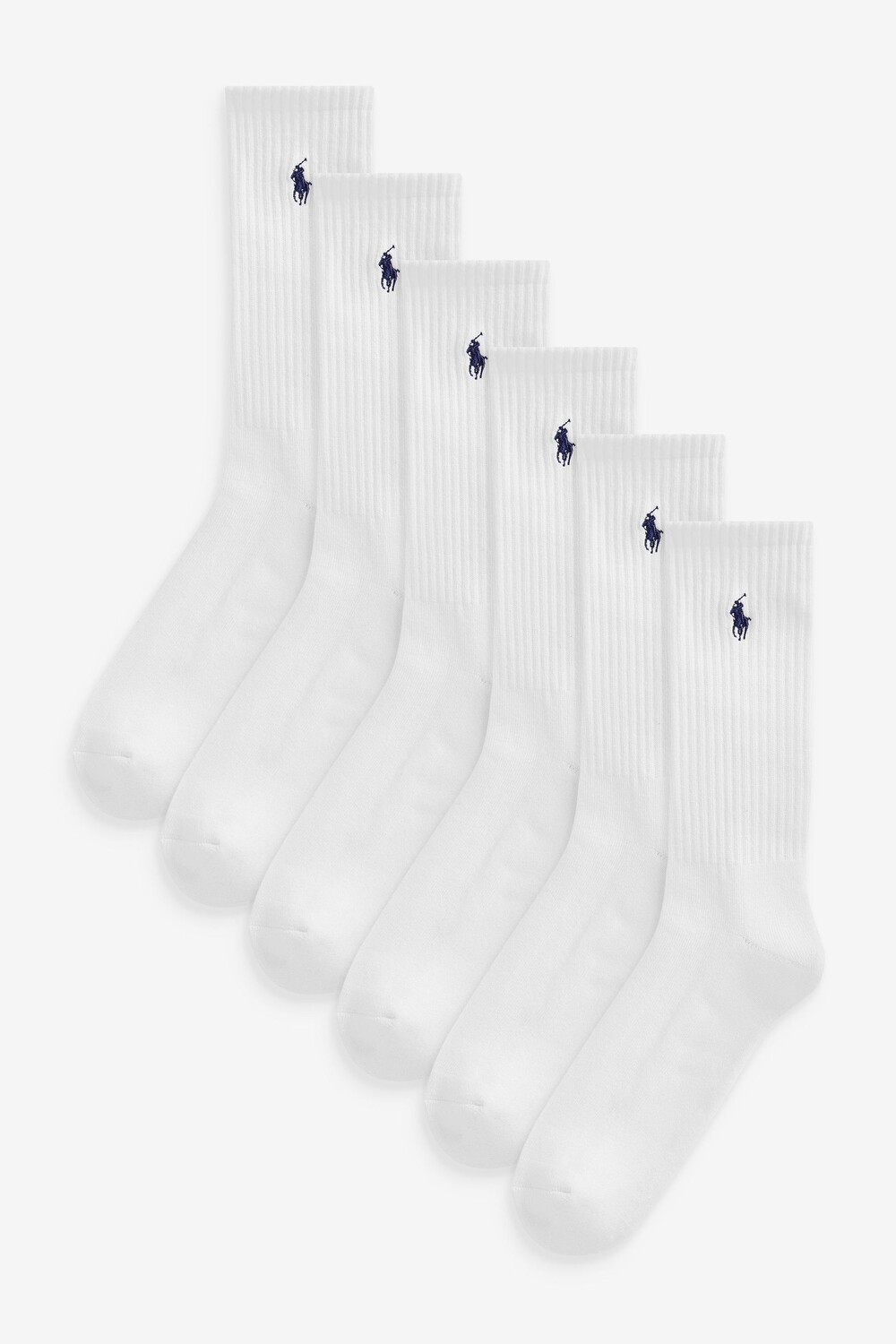 Мужские хлопковые носки 6 пар Polo Ralph Lauren, белый
Мужские хлопковые носки 6 пар Polo Ralph Lauren, белый