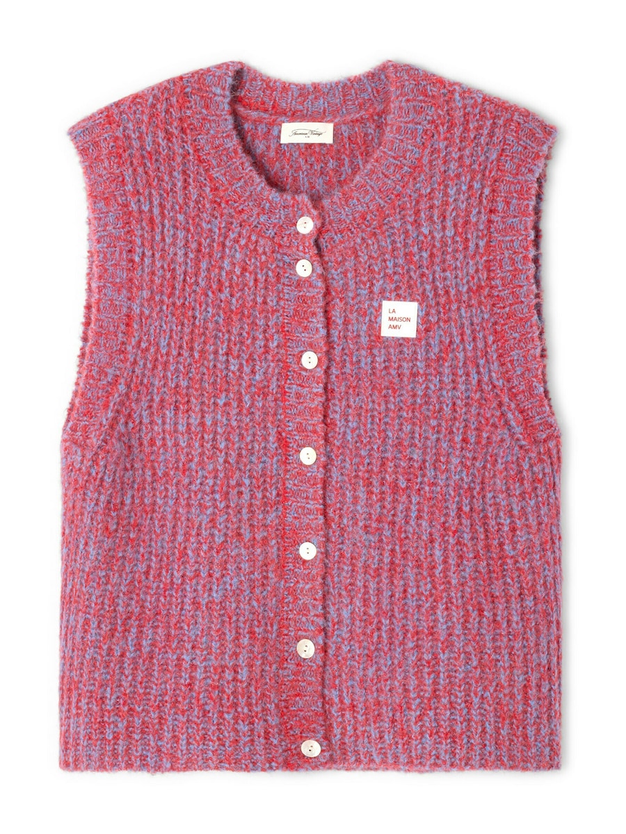 Вязаный жилет AMERICAN VINTAGE EAST, красный
Вязаный жилет AMERICAN VINTAGE EAST, красный