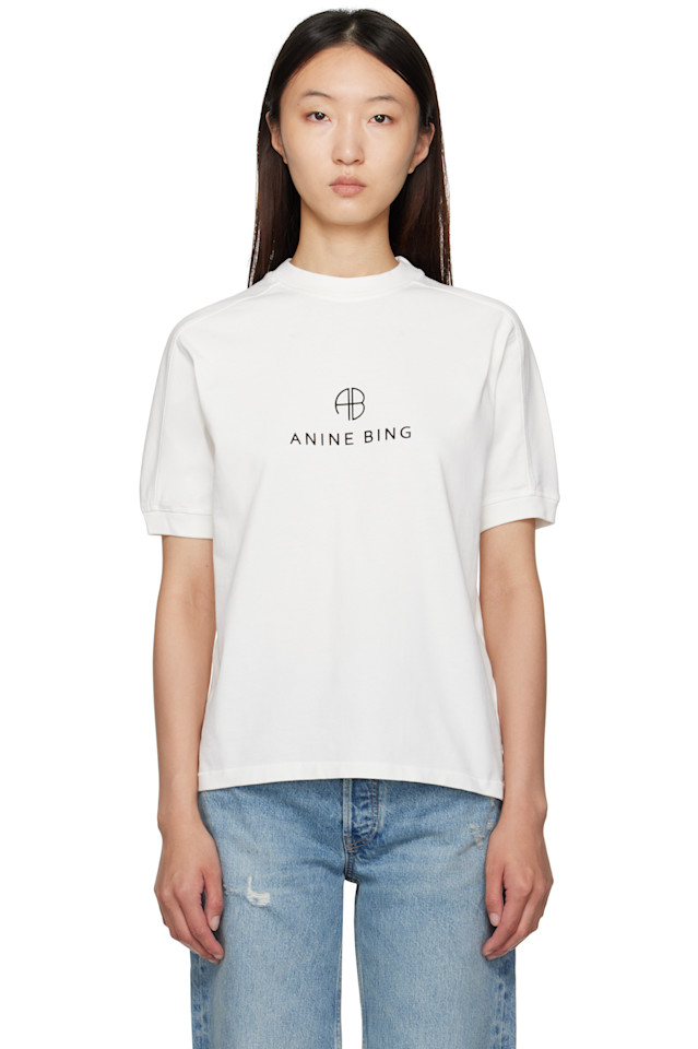 Футболка с монограммой Jaylin Anine Bing, цвет ivory
Футболка с монограммой Jaylin Anine Bing, цвет ivory