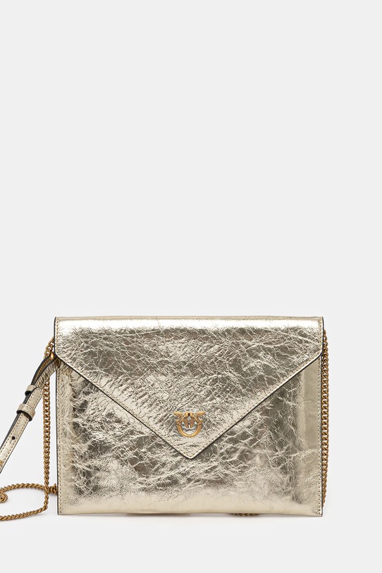 Кожаный клатч Pinko, золотой
Кожаный клатч Pinko, золотой