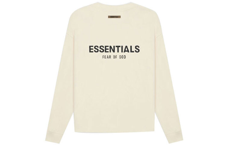 SS21 Футболка унисекс кремовая Fear Of God Essentials, кремовый 
SS21 Футболка унисекс кремовая Fear Of God Essentials, кремовый