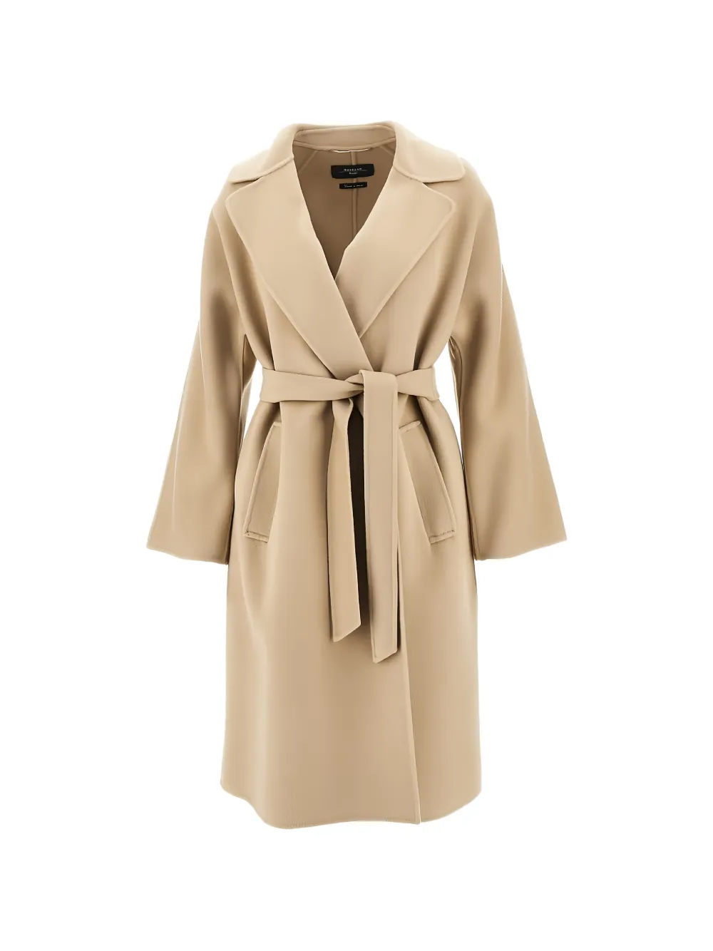 Пальто из шерсти с поясом Weekend Max Mara, бежевый
Пальто из шерсти с поясом Weekend Max Mara, бежевый
