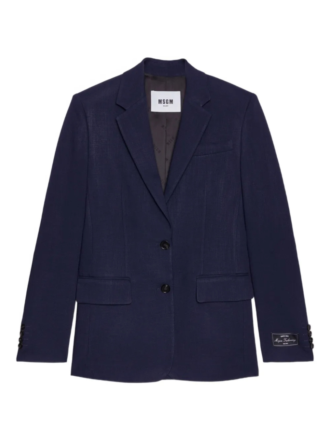 Однобортный пиджак MSGM, синий
Однобортный пиджак MSGM, синий