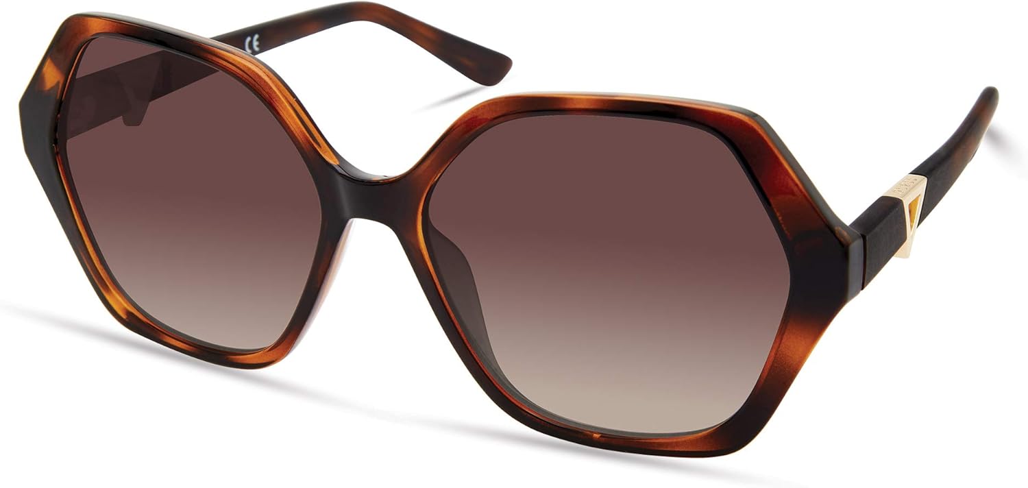 GUESS женские модные геометрические квадратные солнцезащитные очки, Dark Havana
GUESS женские модные геометрические квадратные солнцезащитные очки, Dark Havana