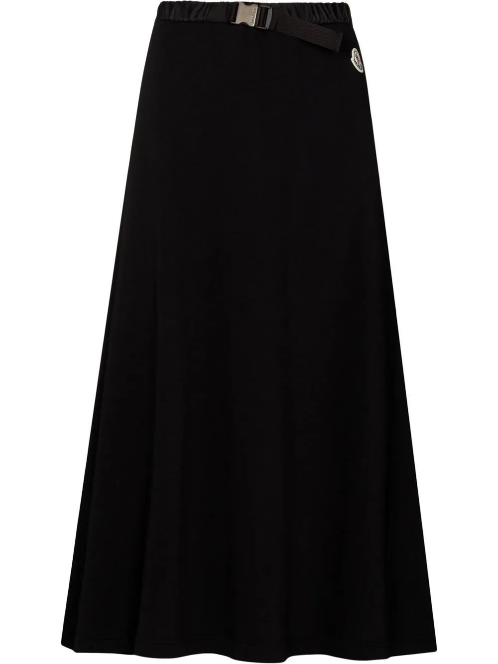 Юбка мини А-силуэта с поясом Moncler, черный
Юбка мини А-силуэта с поясом Moncler, черный