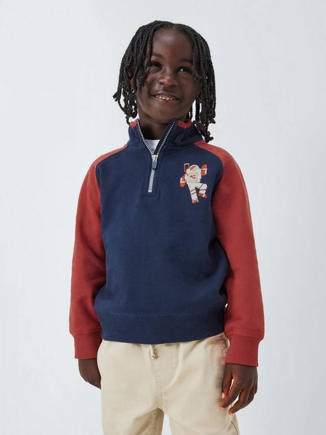 Детский свитер с молнией наполовину Space John Lewis, Blue Navy
Детский свитер с молнией наполовину Space John Lewis, Blue Navy