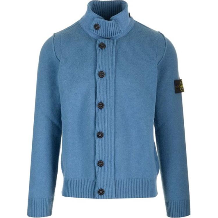 Кардиган с вязаным логотипом STONE ISLAND, синий
Кардиган с вязаным логотипом STONE ISLAND, синий