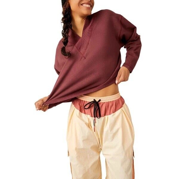 Free People FP Movement Moonstruck Топ Женский Средний Красный Пуловер Блузка VDA105
Free People FP Movement Moonstruck Топ Женский Средний Красный Пуловер Блузка VDA105