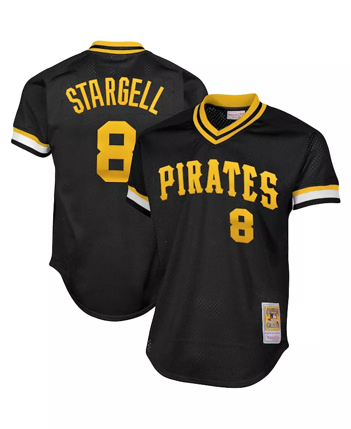 Мужская тренировочная бейсбольная майка Willie Stargell черного цвета Pittsburgh Pirates из коллекции Cooperstown, размеры Big and Tall, сетчатая ткань Mitchell & Ness
Мужская тренировочная бейсбольная майка Willie Stargell черного цвета Pittsburgh Pirates из коллекции Cooperstown, размеры Big and Tall, сетчатая ткань Mitchell & Ness