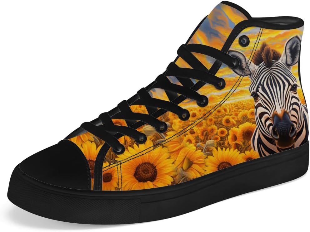 Высокие кеды с подсолнухом из холщовой ткани для мужчин и женщин, высокие кроссовки с животными, шнуровка, повседневная обувь, подарок для девушек и мальчиков Chebing, желтый
Высокие кеды с подсолнухом из холщовой ткани для мужчин и женщин, высокие кроссовки с животными, шнуровка, повседневная обувь, подарок для девушек и мальчиков Chebing, желтый