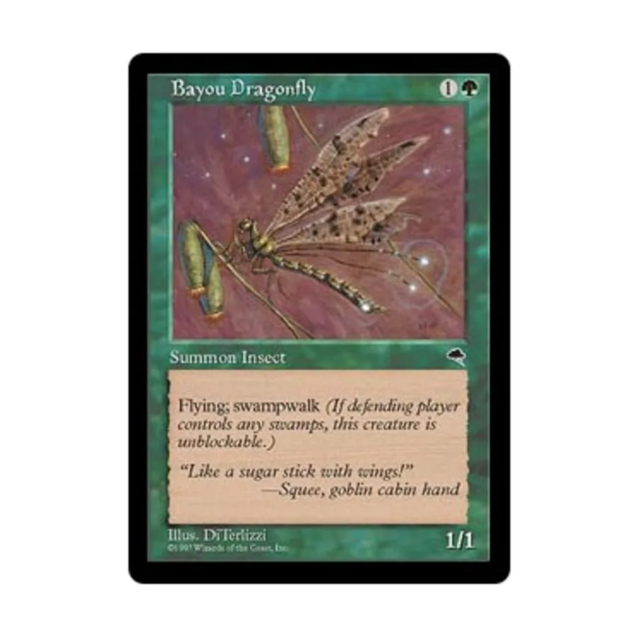 CCG Байю Стрекоза (К), MTG - Tempest
CCG Байю Стрекоза (К), MTG - Tempest