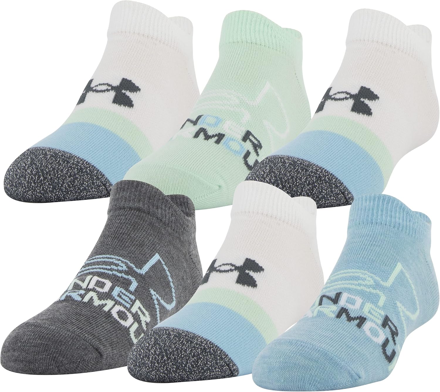Детские носки Under Armour Essential 2.0, легкие, носки-невидимки (упаковка 6 шт), Sky Blue/Assorted
Детские носки Under Armour Essential 2.0, легкие, носки-невидимки (упаковка 6 шт), Sky Blue/Assorted