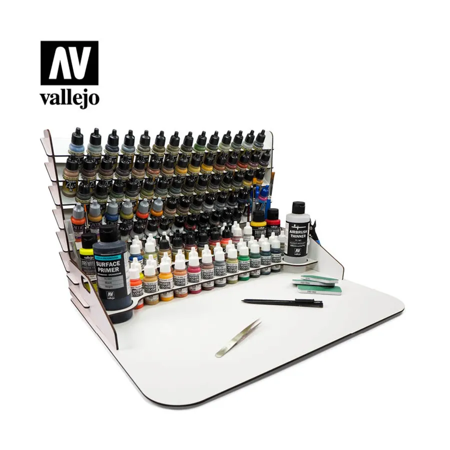 Подставка для краски с вертикальным хранением, Painting Accessories (Vallejo)
Подставка для краски с вертикальным хранением, Painting Accessories (Vallejo)