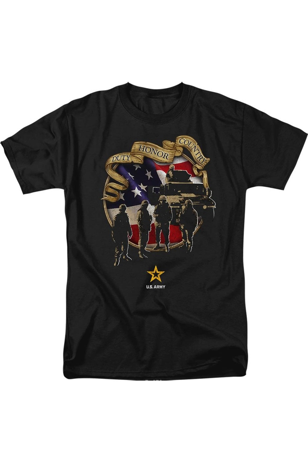 Футболка с коротким рукавом для взрослых US ARMY Duty Honor Country Gildan, черный
Футболка с коротким рукавом для взрослых US ARMY Duty Honor Country Gildan, черный