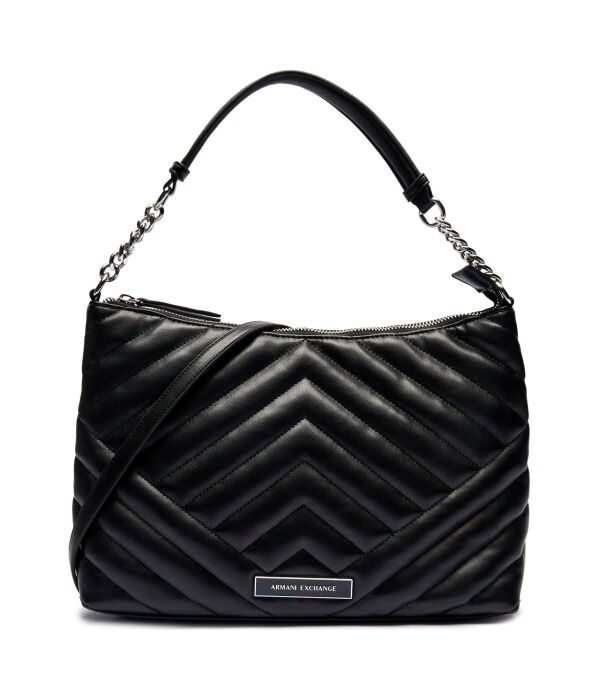 Сумка женская Armani Exchange с узором, черный 
Сумка женская Armani Exchange с узором, черный