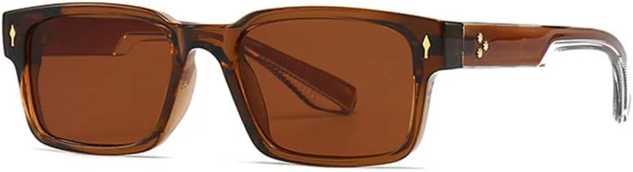 2027 Винтажные заклепки Мужские панк-солнцезащитные очки квадратной формы с градиентным переходом цвета UV400 Модные женские солнцезащитные очки MTZJH, Brown Brown
2027 Винтажные заклепки Мужские панк-солнцезащитные очки квадратной формы с градиентным переходом цвета UV400 Модные женские солнцезащитные очки MTZJH, Brown Brown