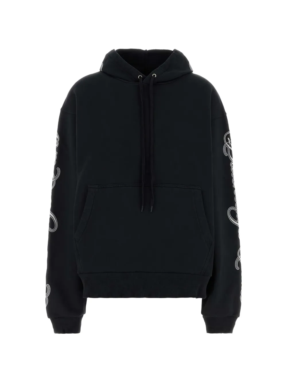 Хлопковое худи Balenciaga, черный
Хлопковое худи Balenciaga, черный