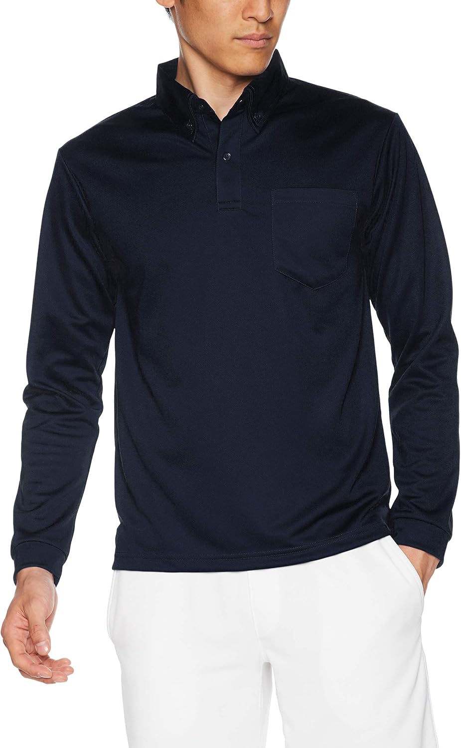 Мужская рубашка-поло с длинным рукавом Glimmer 00314-ABL, с карманом, материал DRY, застежка на пуговицы спереди, плотность ткани 4,4 унции, темно-синий
Мужская рубашка-поло с длинным рукавом Glimmer 00314-ABL, с карманом, материал DRY, застежка на пуговицы спереди, плотность ткани 4,4 унции, темно-синий