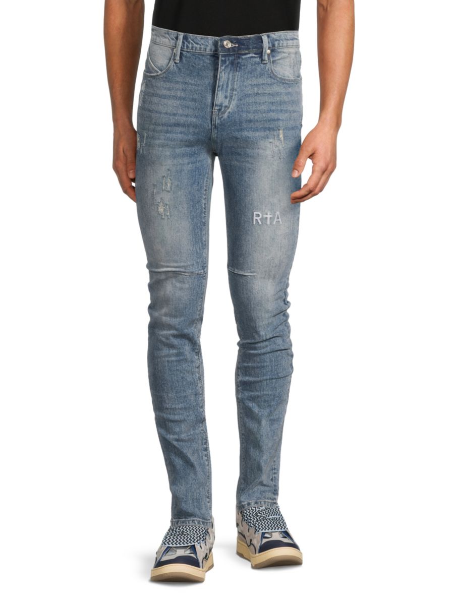 Потертые джинсы RTA, цвет Sky Blue
Потертые джинсы RTA, цвет Sky Blue