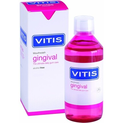 Vitis Gingival The Ultimate Daily Care для десен безалкогольная жидкость для полоскания рта, 500 мл Dentaid 
Vitis Gingival The Ultimate Daily Care для десен безалкогольная жидкость для полоскания рта, 500 мл Dentaid