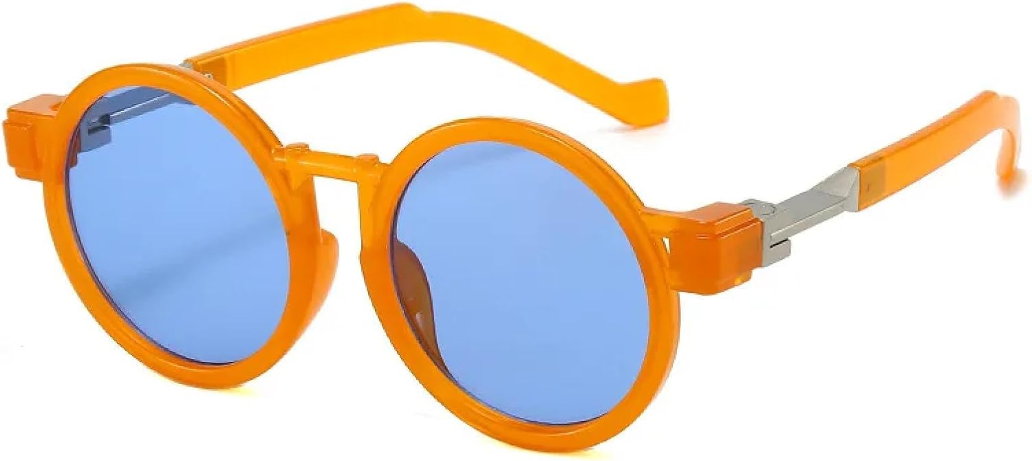 Солнцезащитные очки с защитой от УФ-излучения UV400 для женщин и мужчин | Круглые панк-очки с прозрачным градиентом | для занятий спортом на открытом воздухе DSVIGF, Orange Blue
Солнцезащитные очки с защитой от УФ-излучения UV400 для женщин и мужчин | Круглые панк-очки с прозрачным градиентом | для занятий спортом на открытом воздухе DSVIGF, Orange Blue