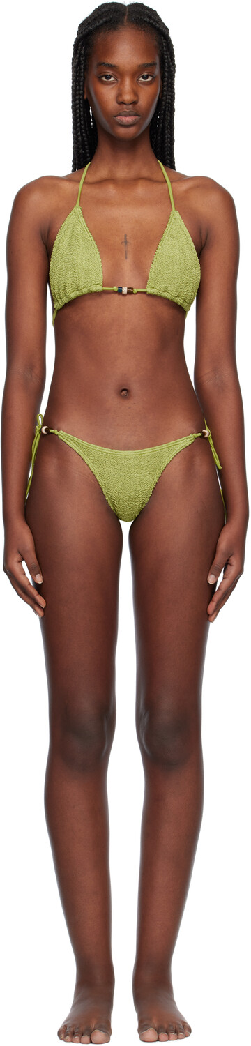Бикини с зелеными бисером Ingrid Triangle и завязками на боку с бисером Vista Bond-Eye
Бикини с зелеными бисером Ingrid Triangle и завязками на боку с бисером Vista Bond-Eye