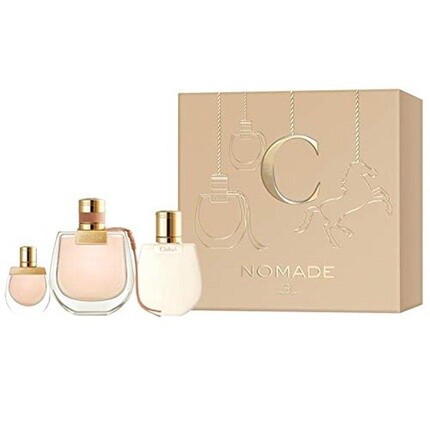 Набор Chloe Nomade + парфюмированная вода 75 мл + Mini Coffret 5 мл + лосьон для тела 100 мл, Chloe
Набор Chloe Nomade + парфюмированная вода 75 мл + Mini Coffret 5 мл + лосьон для тела 100 мл, Chloe