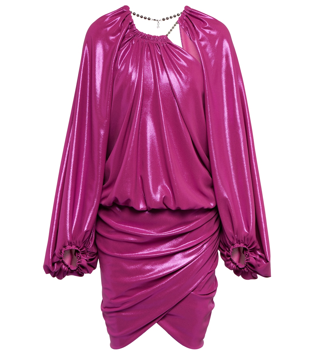 Мини-платье Karen Lame из жоржета The Attico, Violet
Мини-платье Karen Lame из жоржета The Attico, Violet