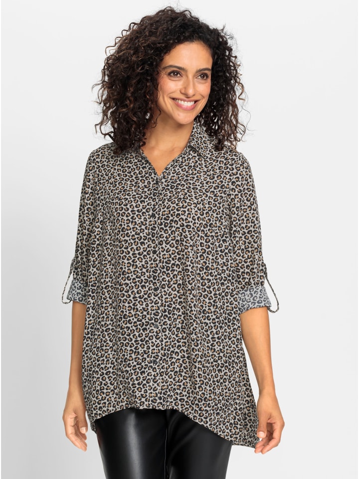 Блузка с принтом черного цвета с принтом цвета верблюжьей шерсти WITT WEIDEN
Блузка с принтом черного цвета с принтом цвета верблюжьей шерсти WITT WEIDEN