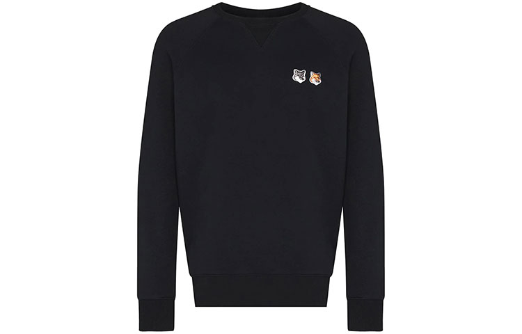 Свитшот с нашивкой Double Fox Head Maison Kitsune, черный
Свитшот с нашивкой Double Fox Head Maison Kitsune, черный