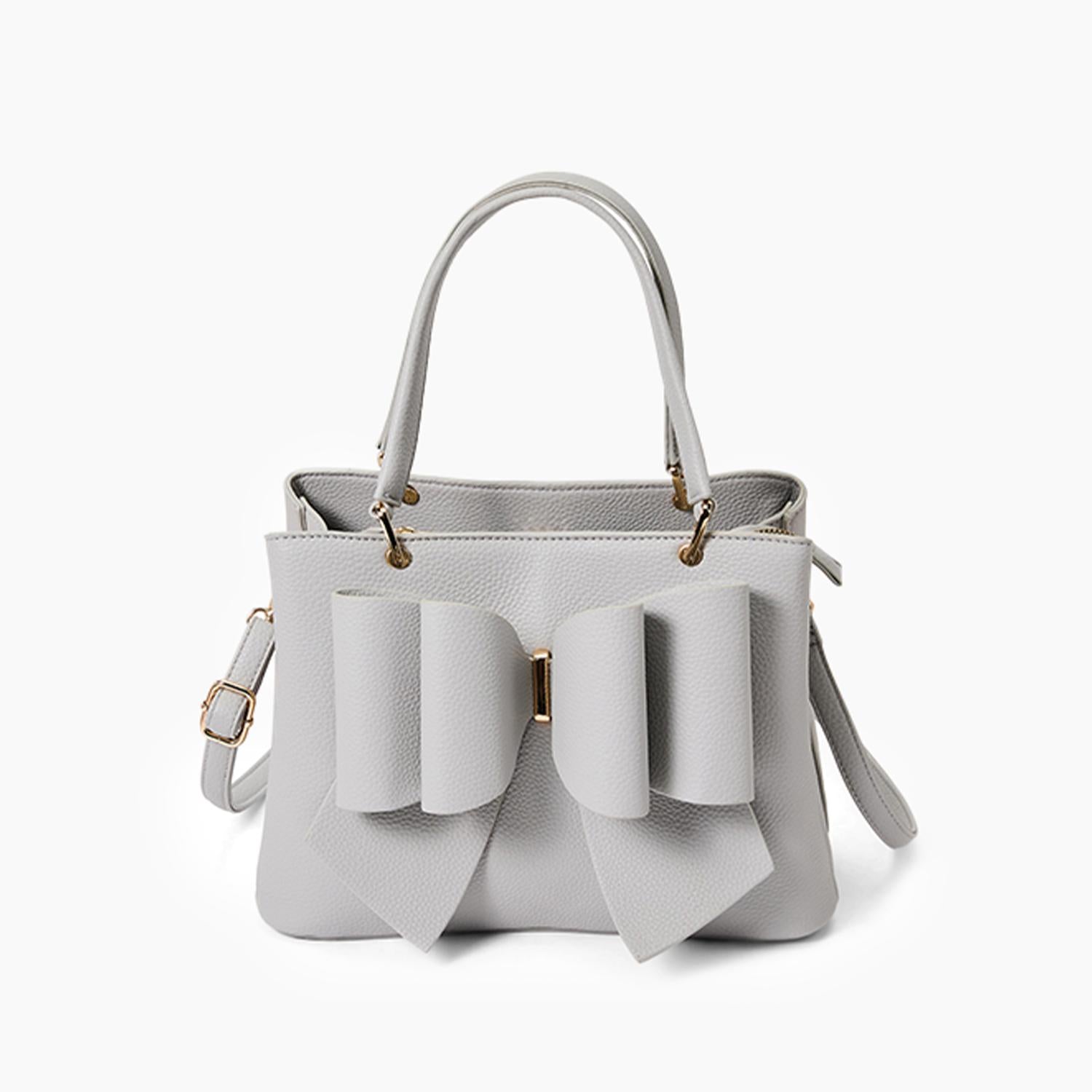 Like Dreams Женская сумка-мессенджер Jenna Bow Vegan Satchel Crossbody Bag светло-серого цвета
Like Dreams Женская сумка-мессенджер Jenna Bow Vegan Satchel Crossbody Bag светло-серого цвета