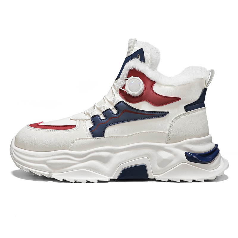 Нескользящие термоботинки с высоким берцем для мужчин M.M Party, White Red
Нескользящие термоботинки с высоким берцем для мужчин M.M Party, White Red