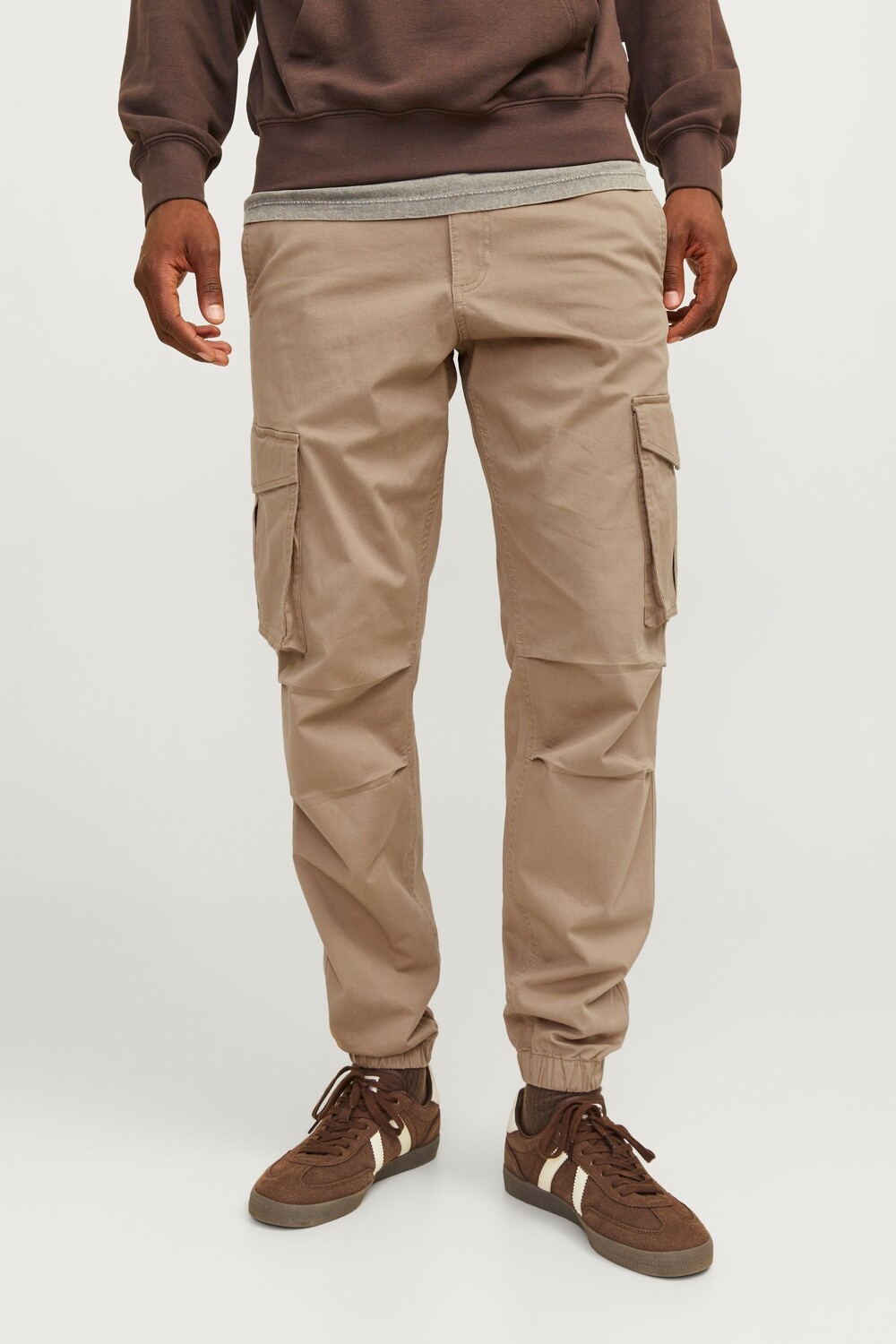 Брюки карго с манжетами Jack & Jones, коричневый
Брюки карго с манжетами Jack & Jones, коричневый