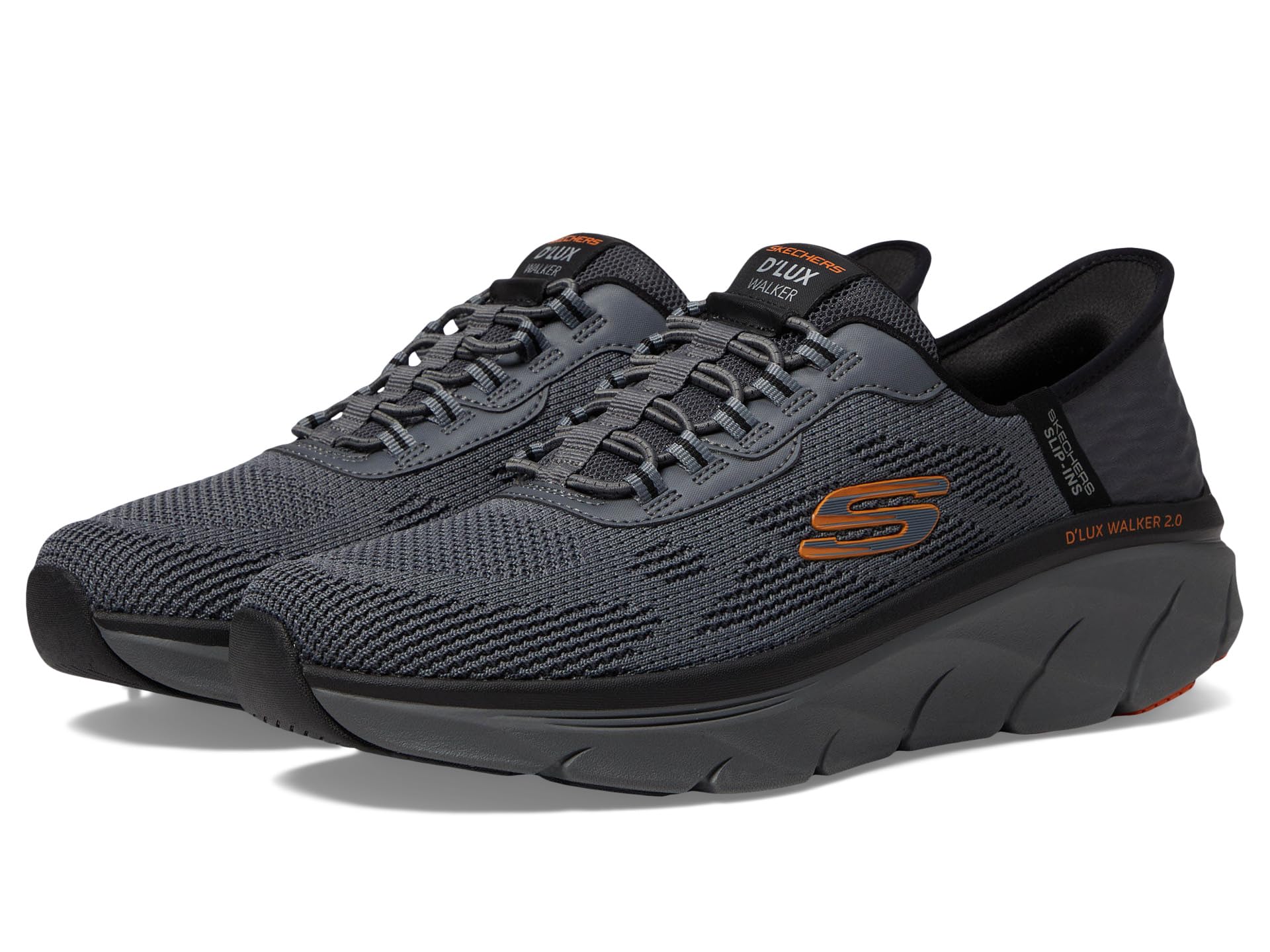 Кроссовки SKECHERS D'Lux Walker 2.0 Rezinate Hands Free Slip-In, цвет Charcoal/Orange
Кроссовки SKECHERS D'Lux Walker 2.0 Rezinate Hands Free Slip-In, цвет Charcoal/Orange