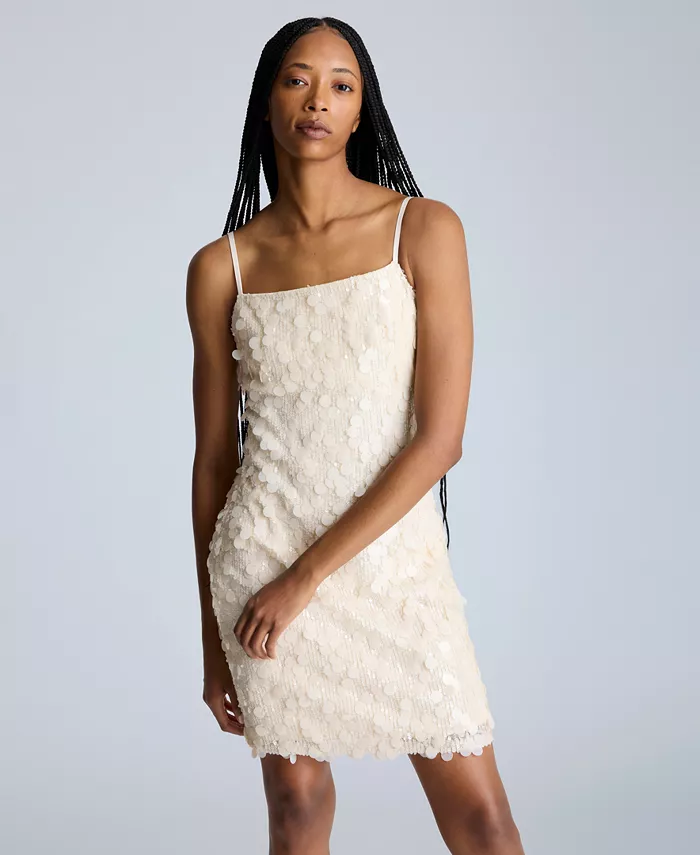 Женское мини-платье-комбинация с пайетками Kenneth Cole, коричневый/бежевый
Женское мини-платье-комбинация с пайетками Kenneth Cole, коричневый/бежевый