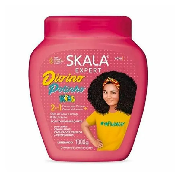 Детская маска для волос Divino Potinho Skala, 1.000 ml
Детская маска для волос Divino Potinho Skala, 1.000 ml