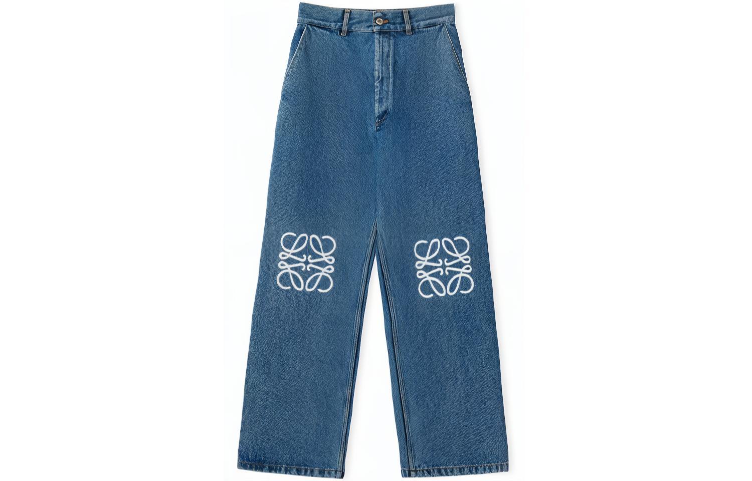 Лузовые джинсы Loewe 'Jeans Blue'
Лузовые джинсы Loewe 'Jeans Blue'