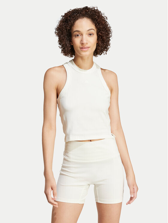 Топ приталенного кроя Adidas, белый
Топ приталенного кроя Adidas, белый