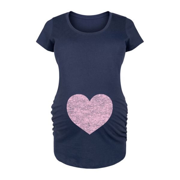 Футболка с принтом розового сердца для беременных Licensed Character, синий
Футболка с принтом розового сердца для беременных Licensed Character, синий
